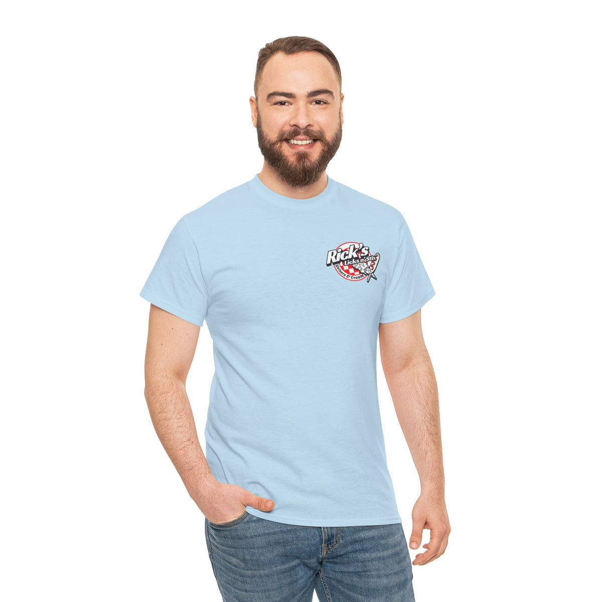 Rick's Licks n' Stix -Official T shirt