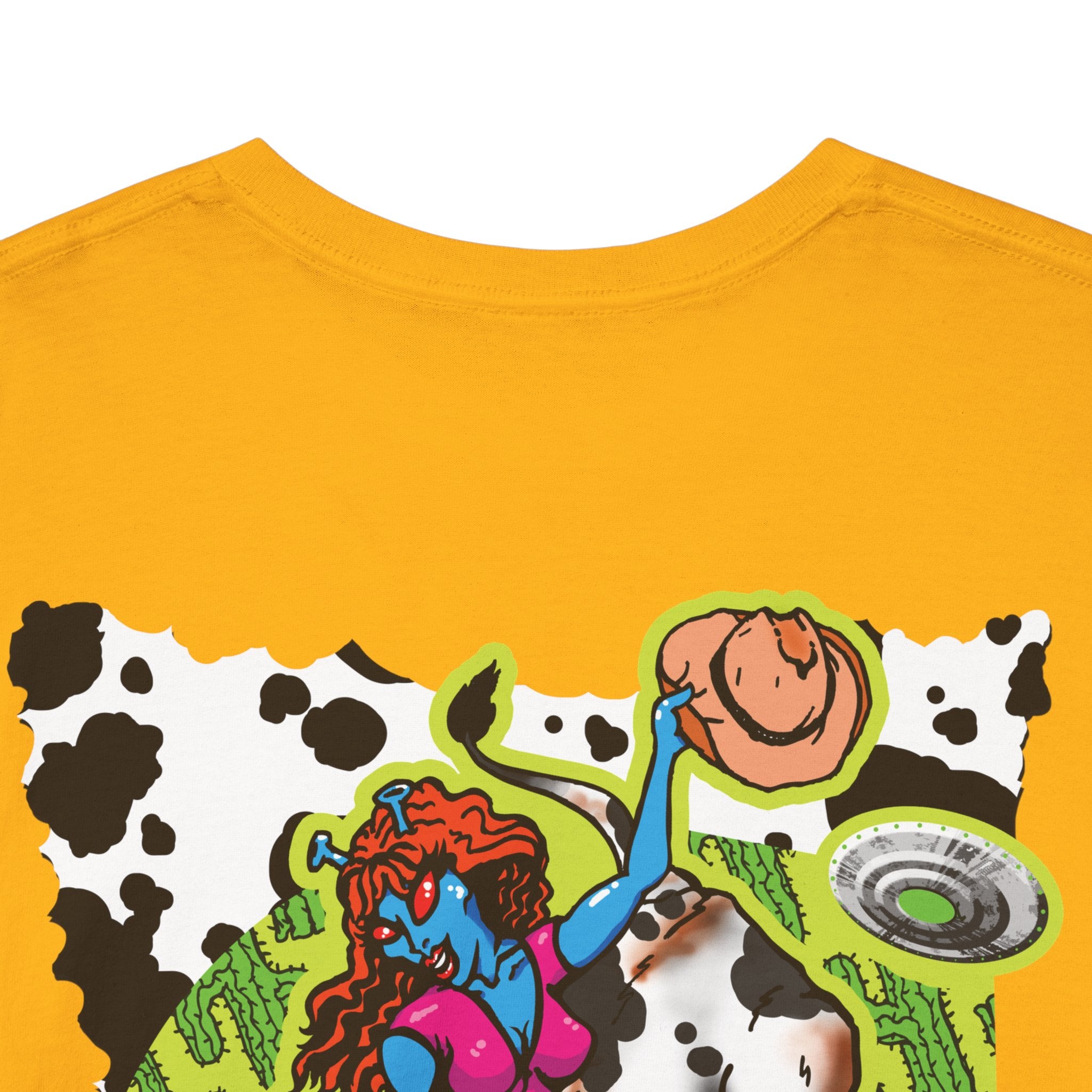 'Cryptid Cowgirl' — Retro Alien Rodeo Graphic Tee