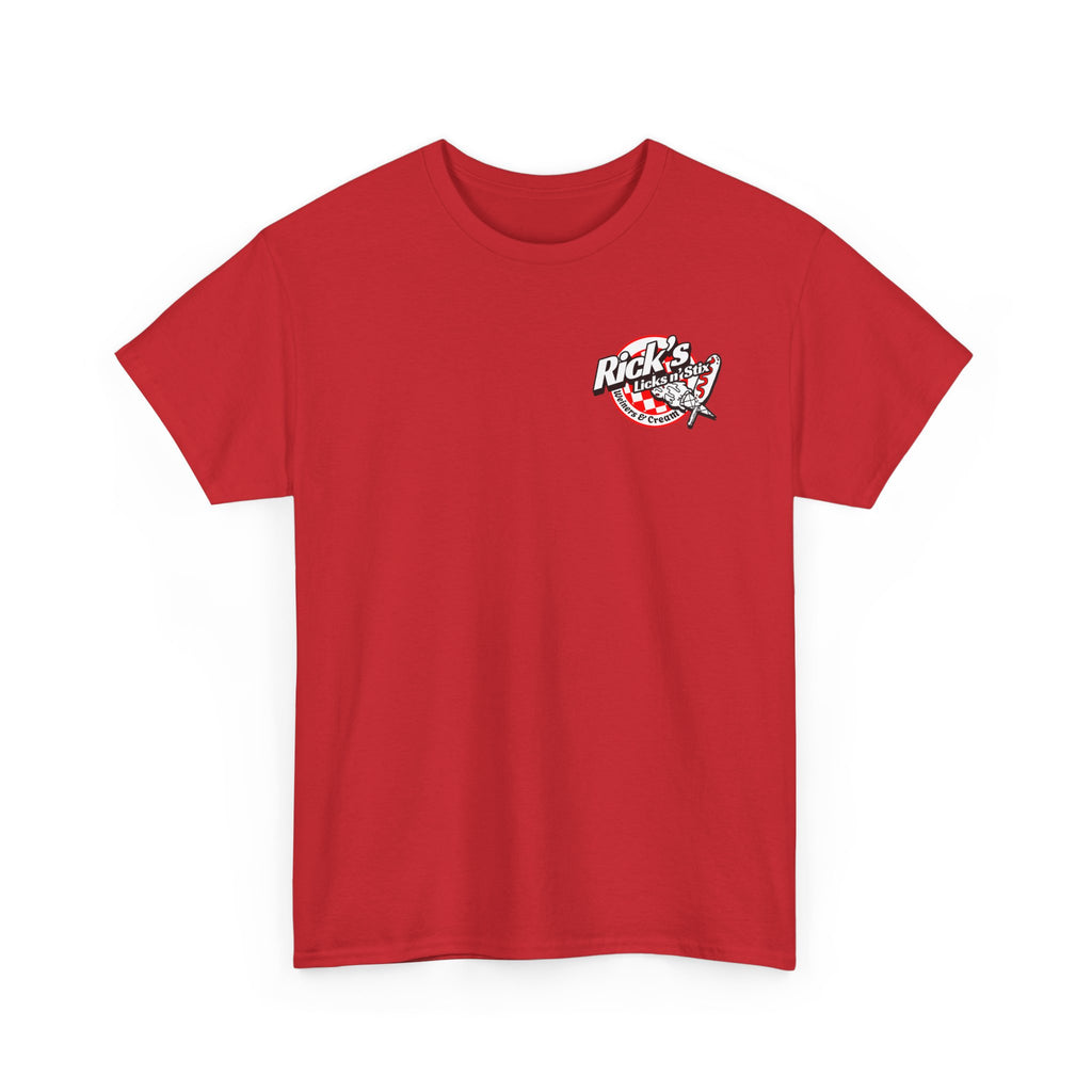 Rick's Licks n' Stix -Official T shirt