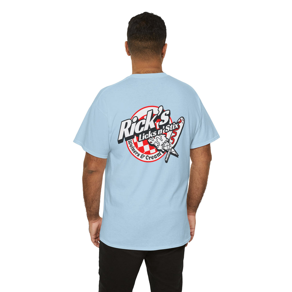 Rick's Licks n' Stix -Official T shirt