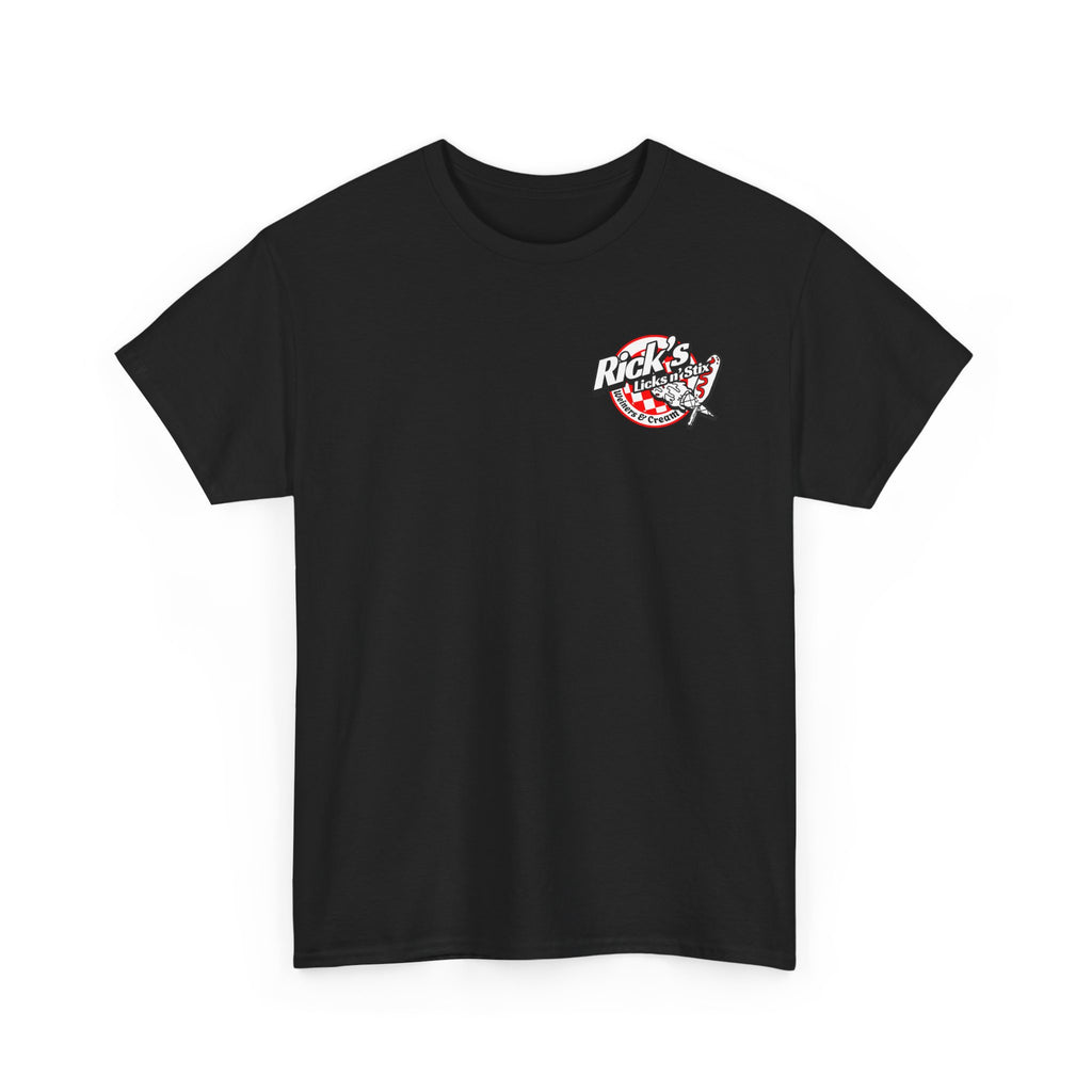 Rick's Licks n' Stix -Official T shirt