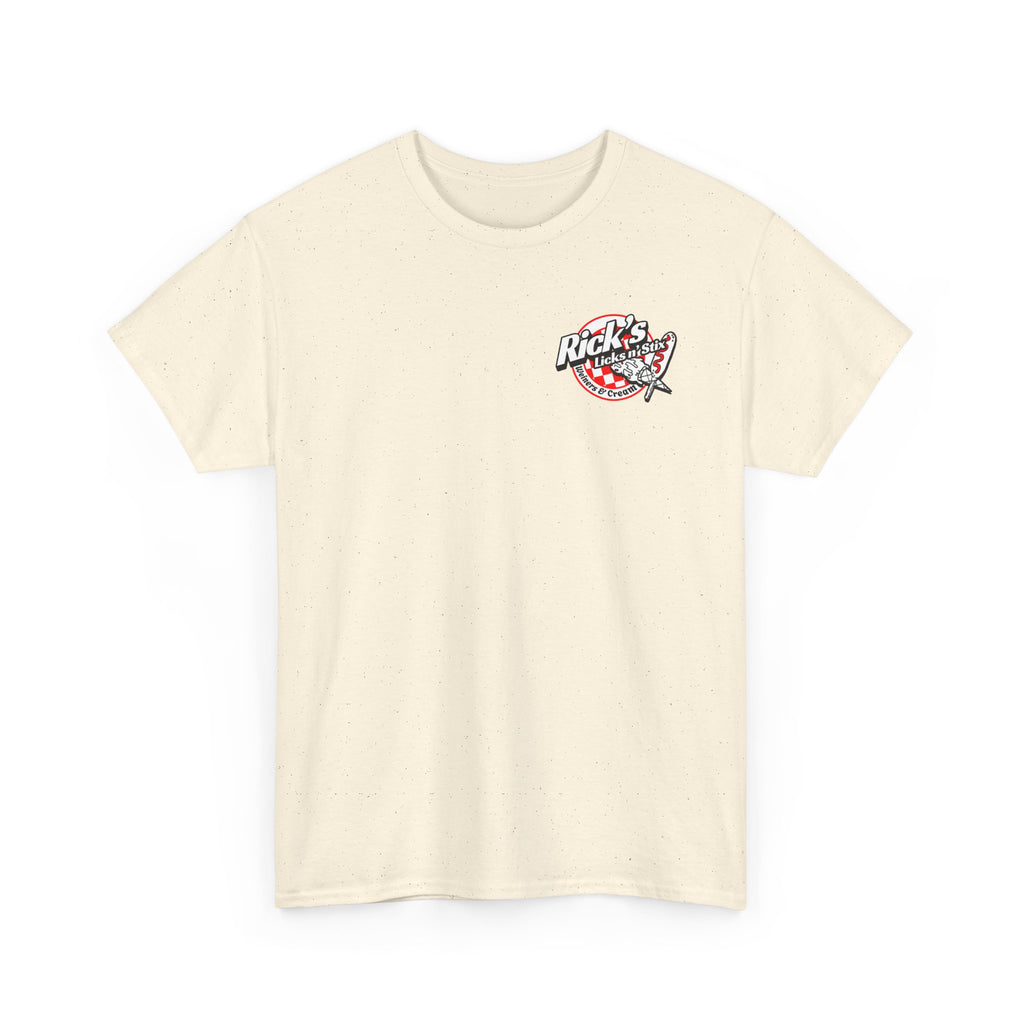 Rick's Licks n' Stix -Official T shirt