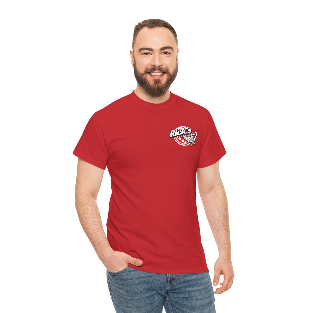 Rick's Licks n' Stix -Official T shirt
