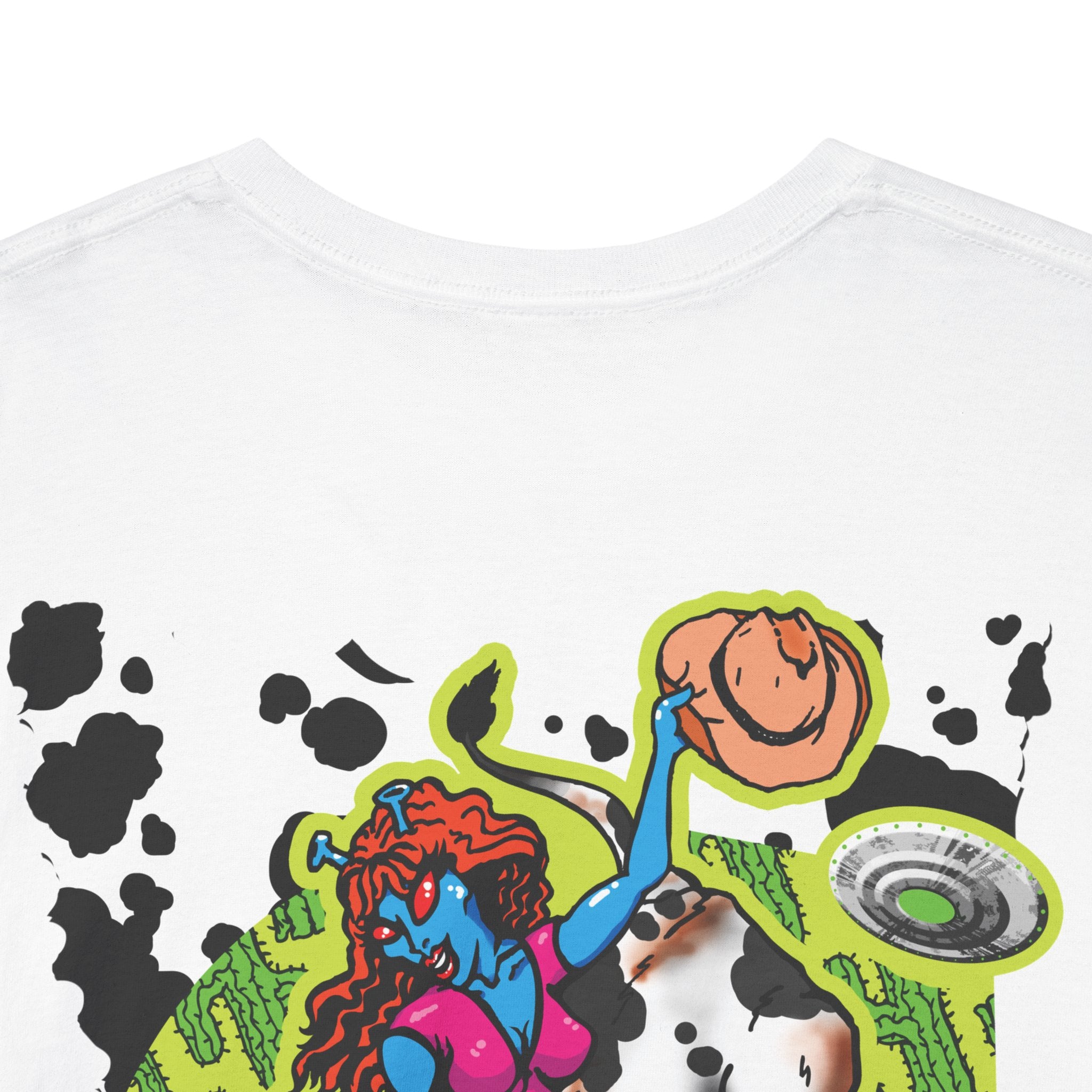'Cryptid Cowgirl' — Retro Alien Rodeo Graphic Tee