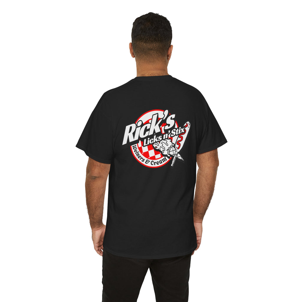 Rick's Licks n' Stix -Official T shirt
