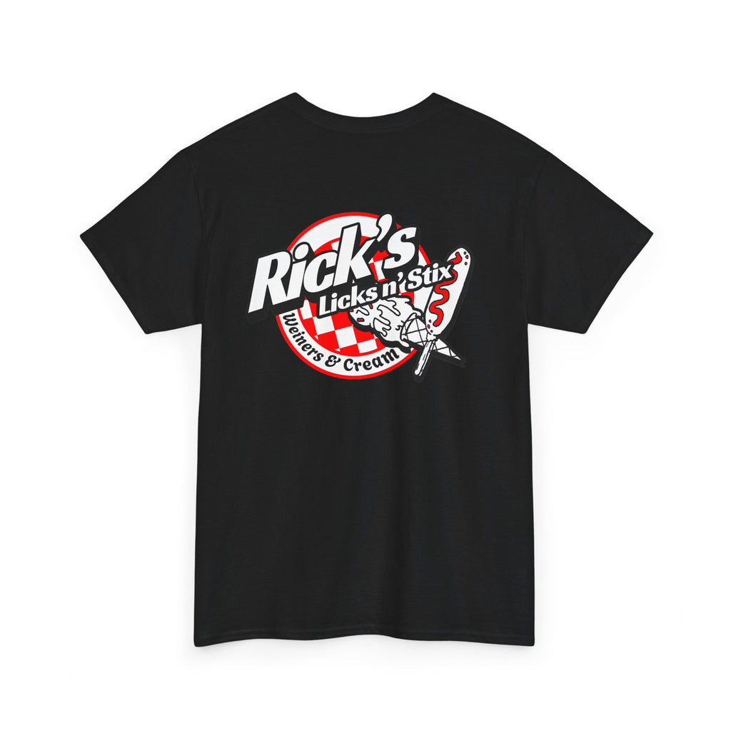 Rick's Licks n' Stix -Official T shirt