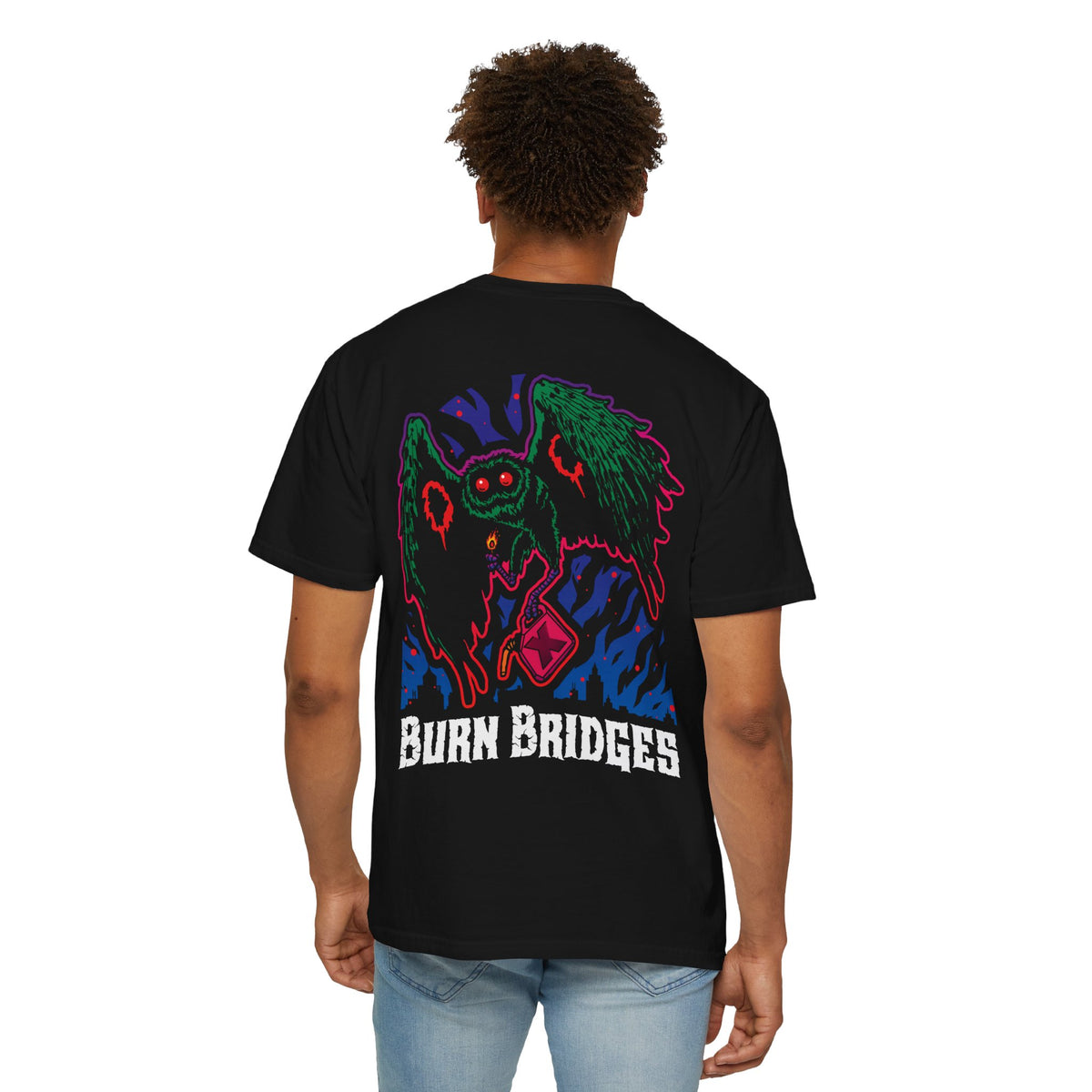 'Burn Bridges'- Mothman T Shirt