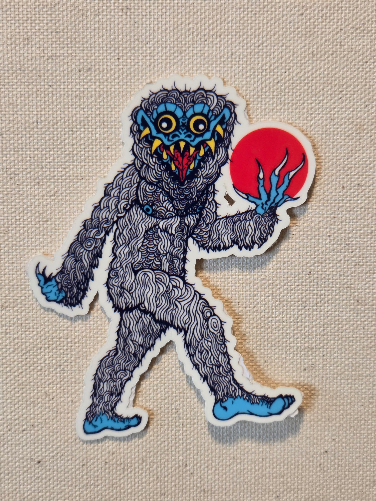 Glow-in-the-dark Yokai Bigfoot