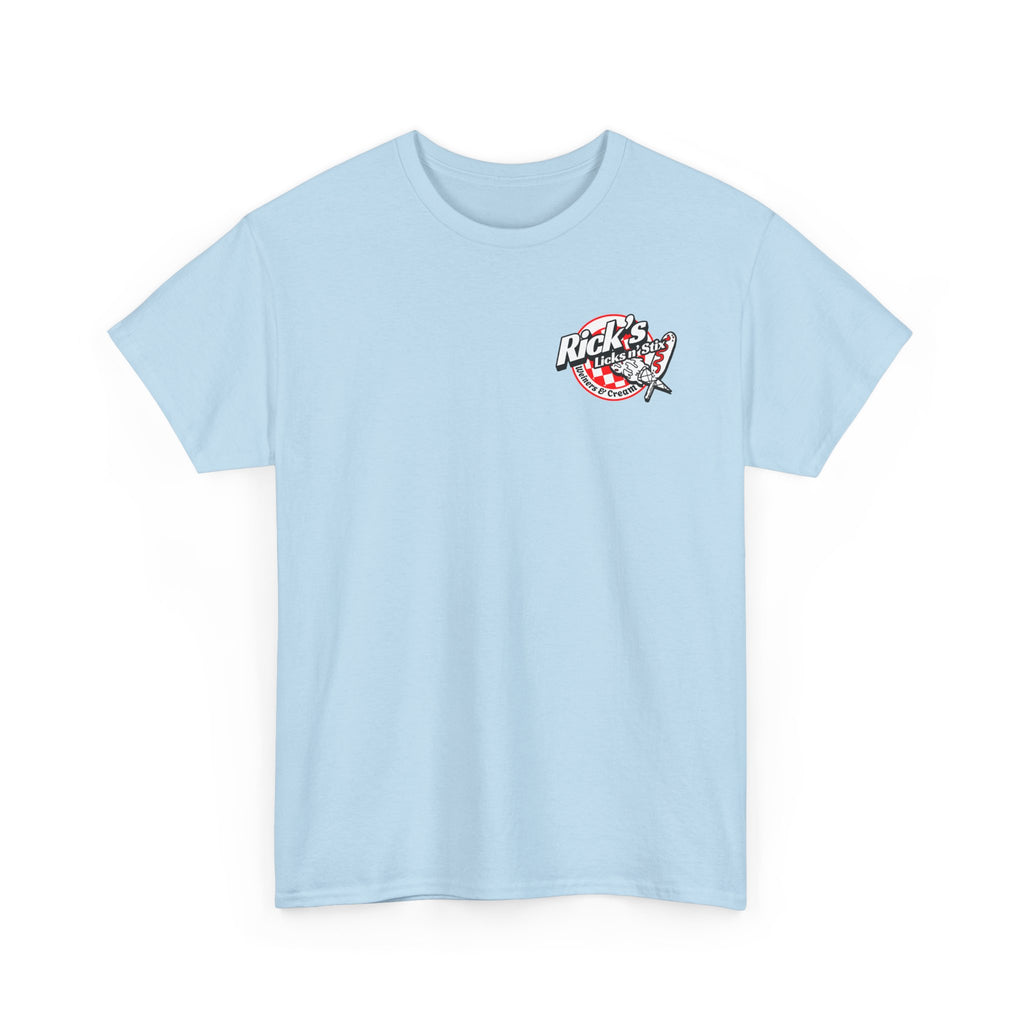 Rick's Licks n' Stix -Official T shirt
