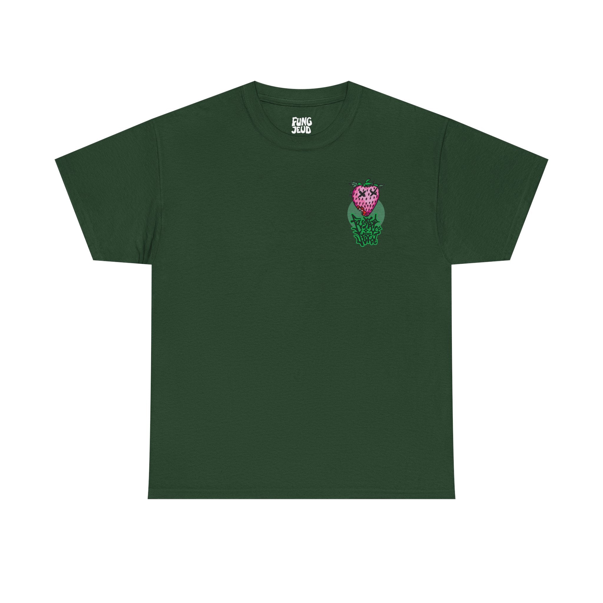Strawberry Girl Anime Tee — Cute Kawaii Graphic T-Shirt
