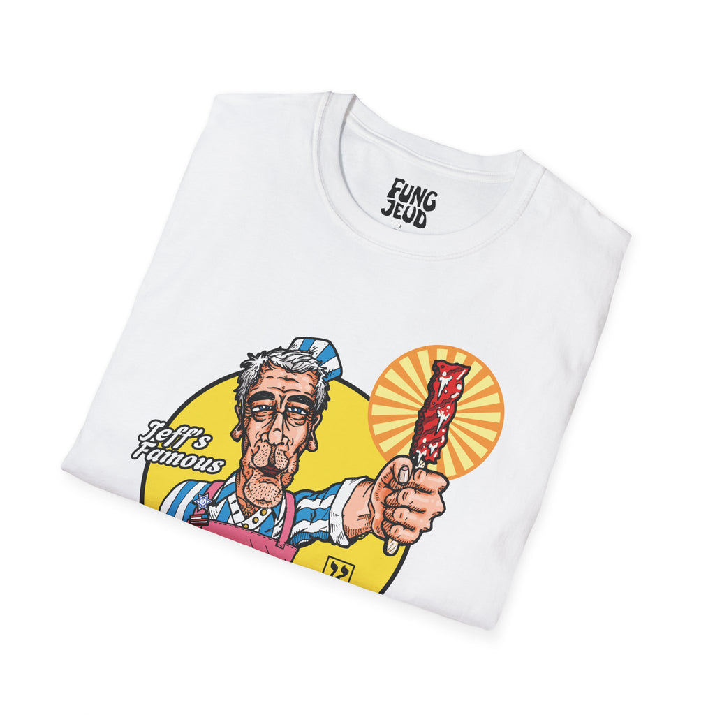 'The Jerkyman Can' - Epstein Files T-Shirt