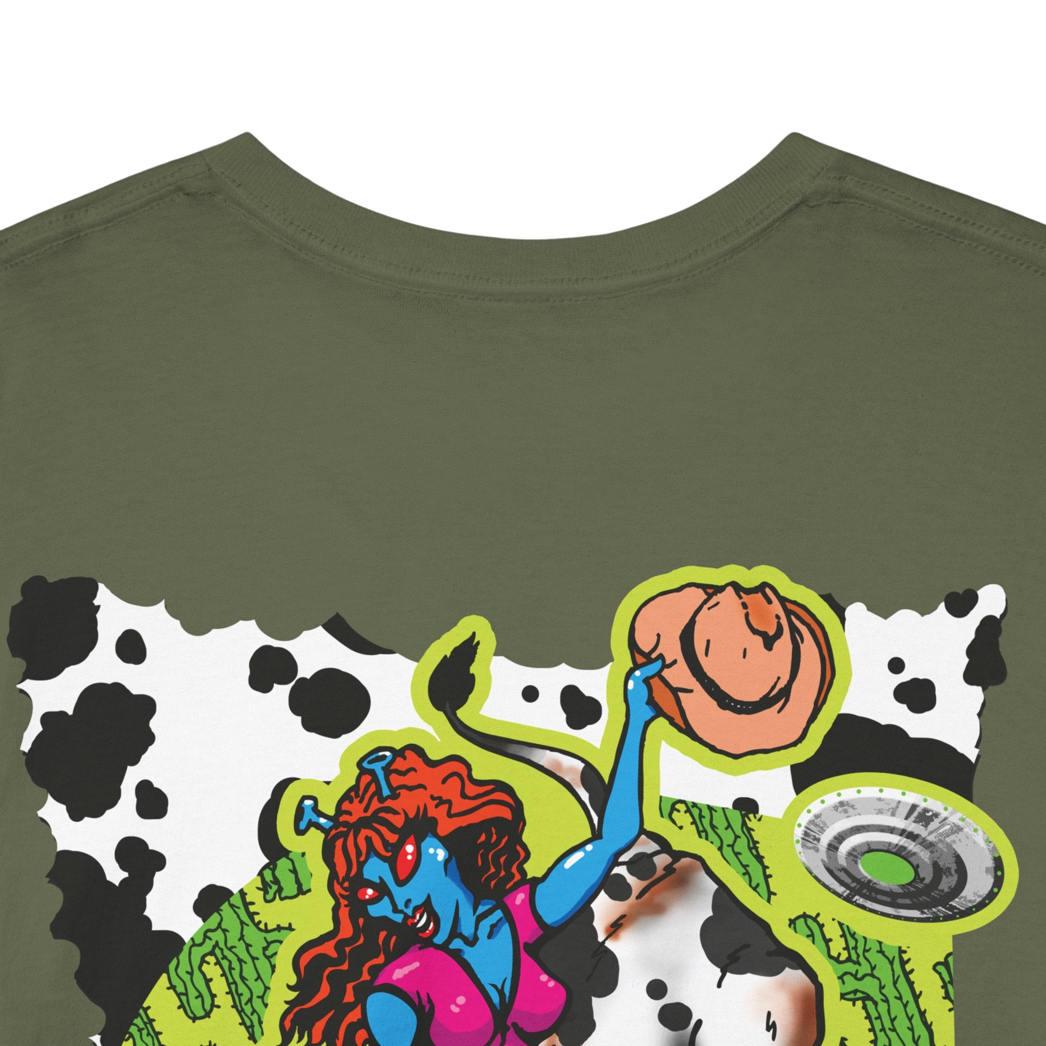 'Cryptid Cowgirl' — Retro Alien Rodeo Graphic Tee