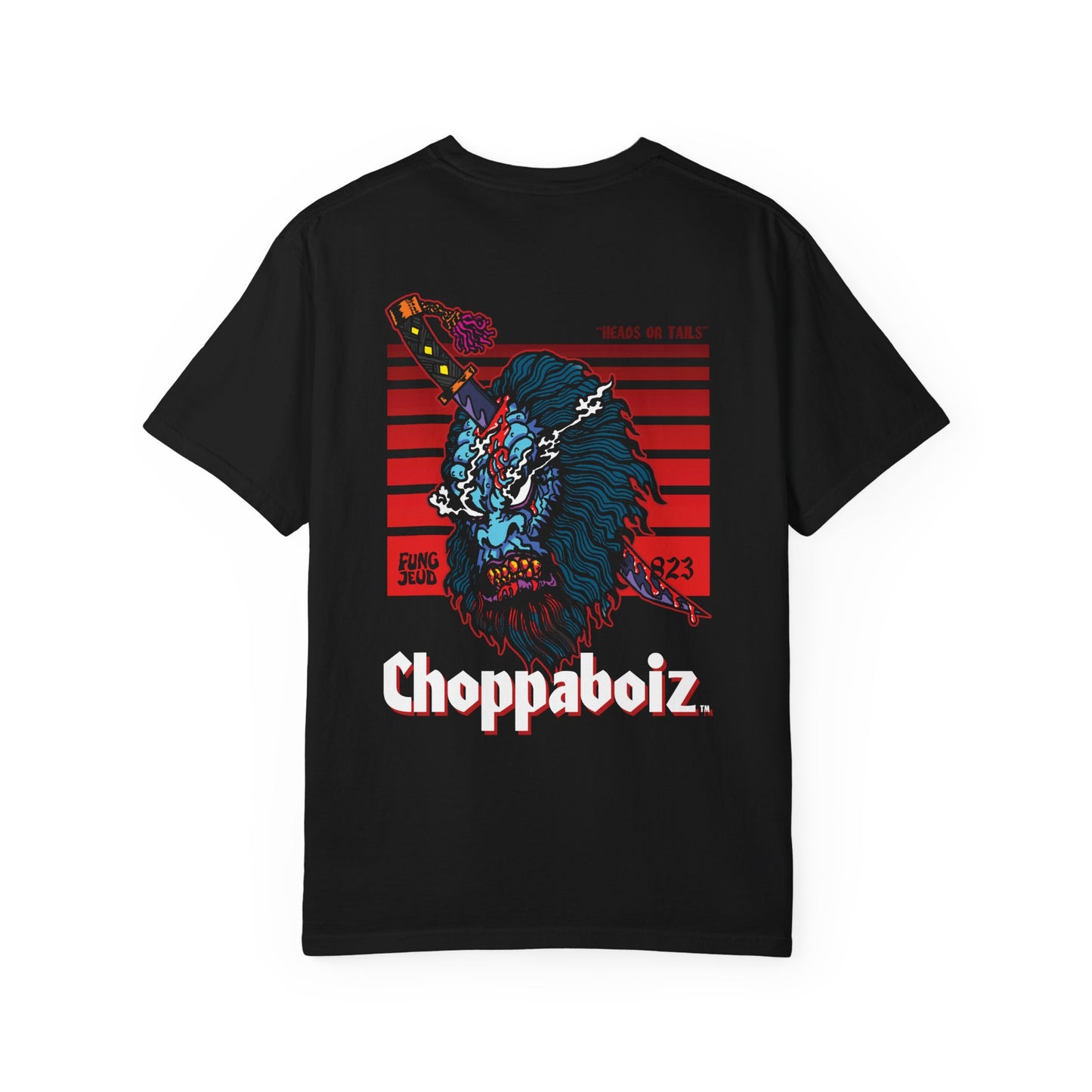 Choppaboiz Graphic T-Shirt — Japanese Tat and Yeti Design