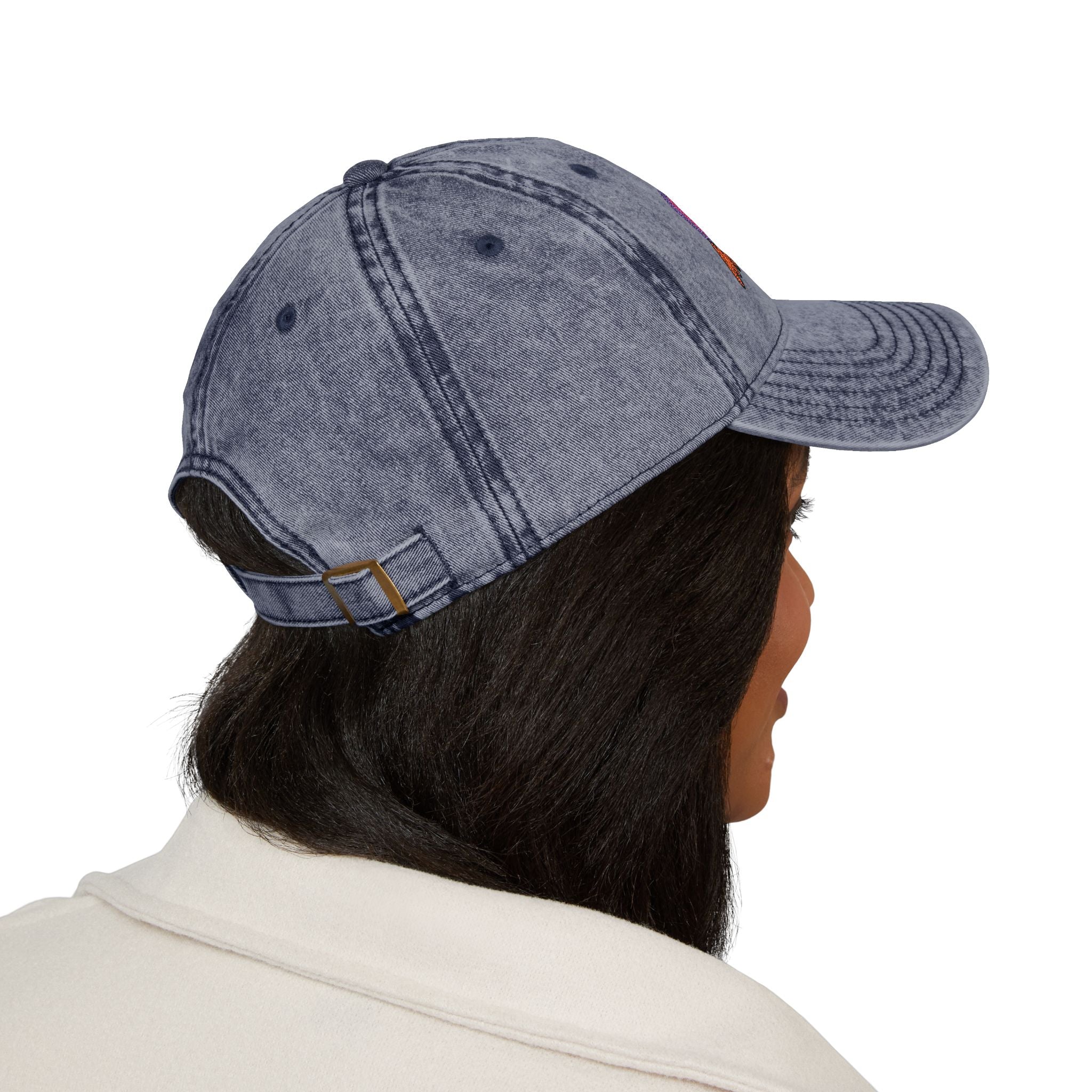 BINGO WARRIOR- Embroidered stonewashed vintage baseball cap