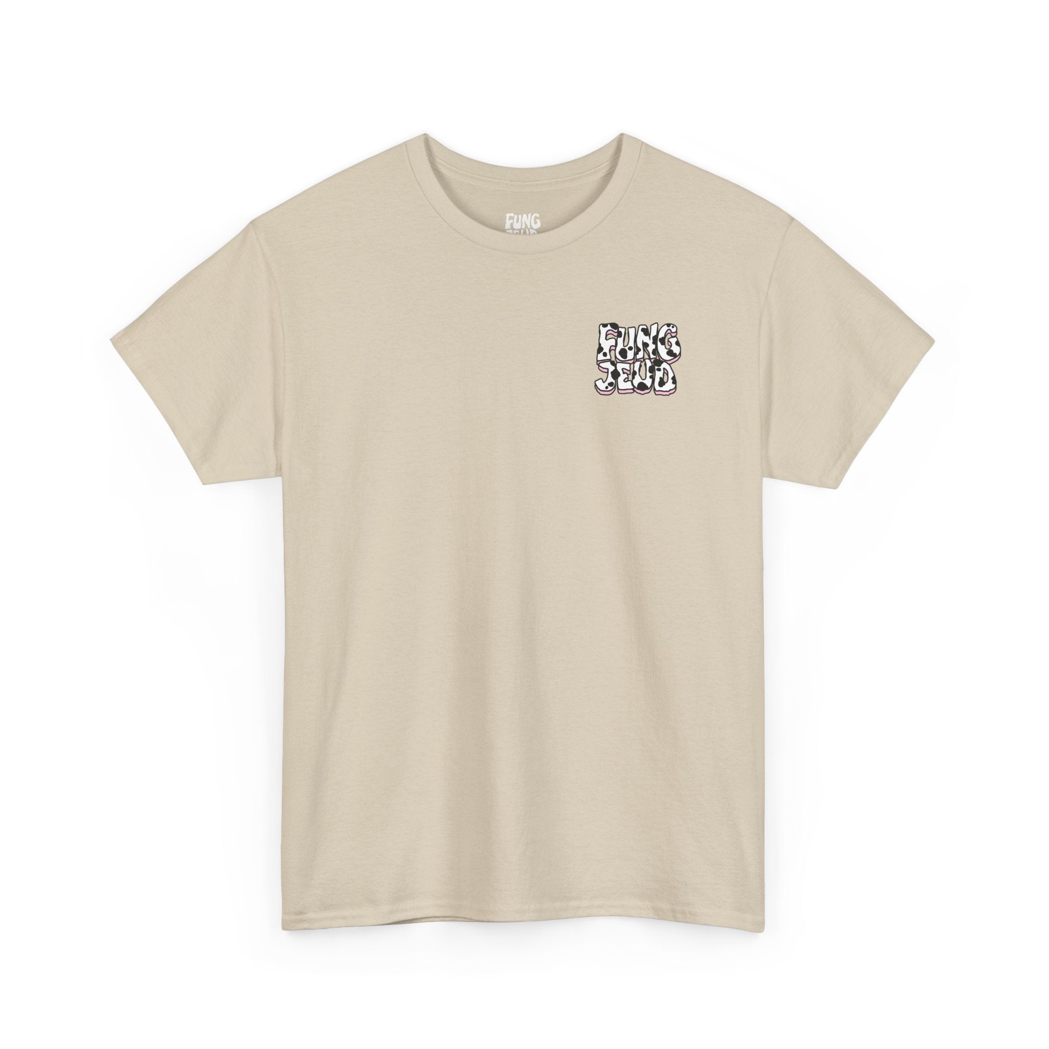'Cryptid Cowgirl' (Alternate Pink)  Graphic Tee — Retro Rodeo Alien Shirt