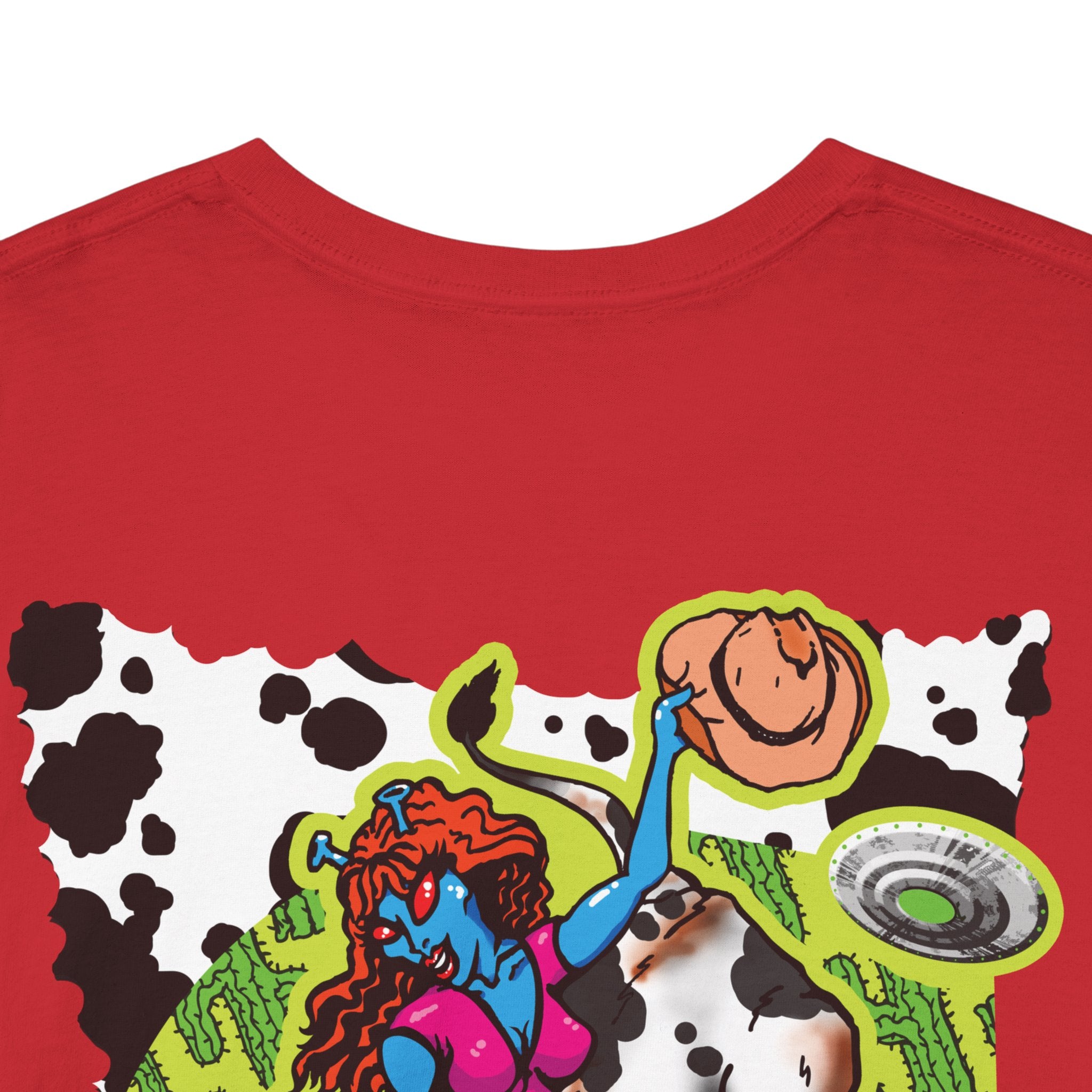 'Cryptid Cowgirl' — Retro Alien Rodeo Graphic Tee
