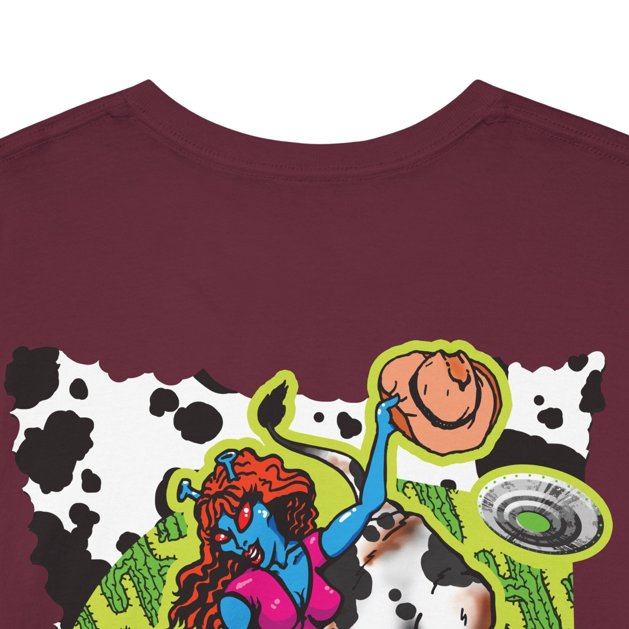 'Cryptid Cowgirl' — Retro Alien Rodeo Graphic Tee