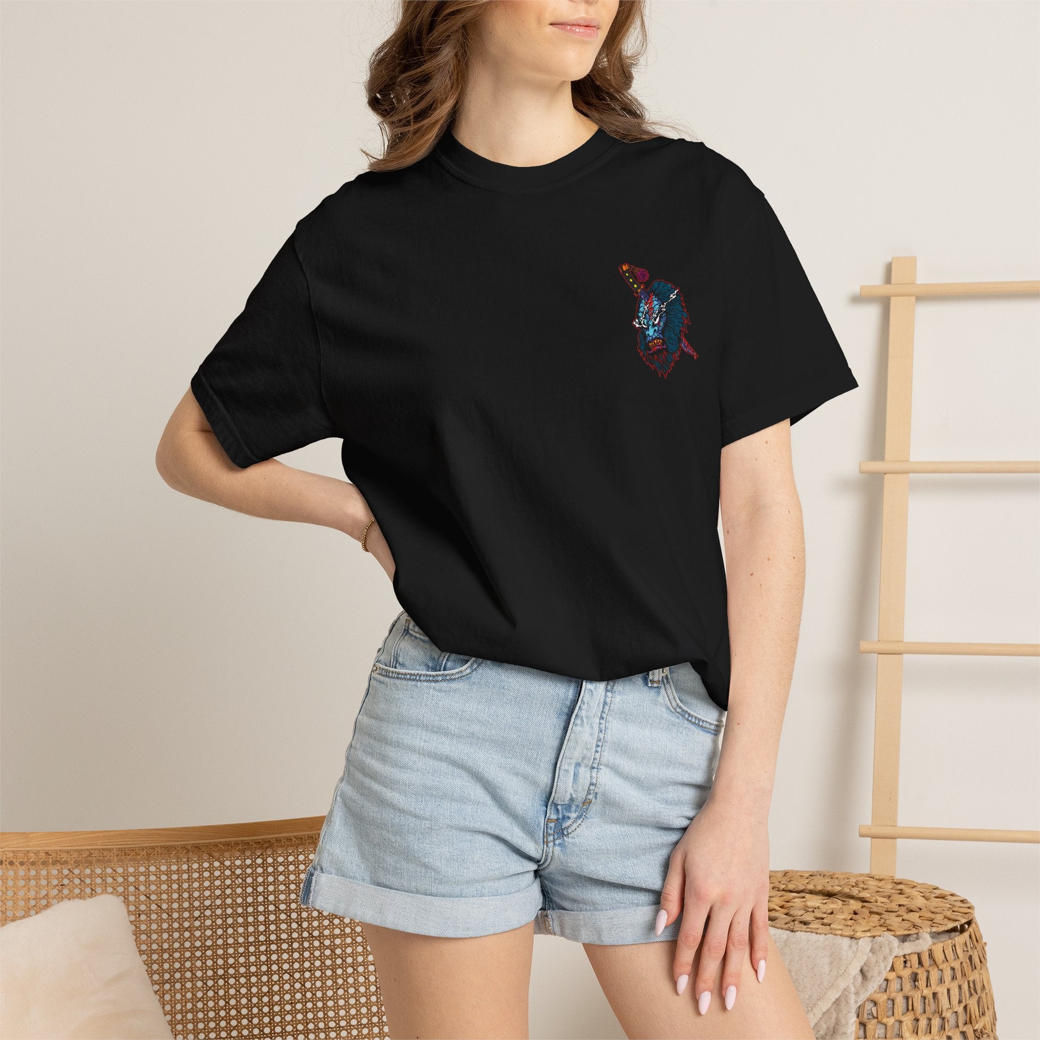 Choppaboiz Graphic T-Shirt — Japanese Tat and Yeti Design