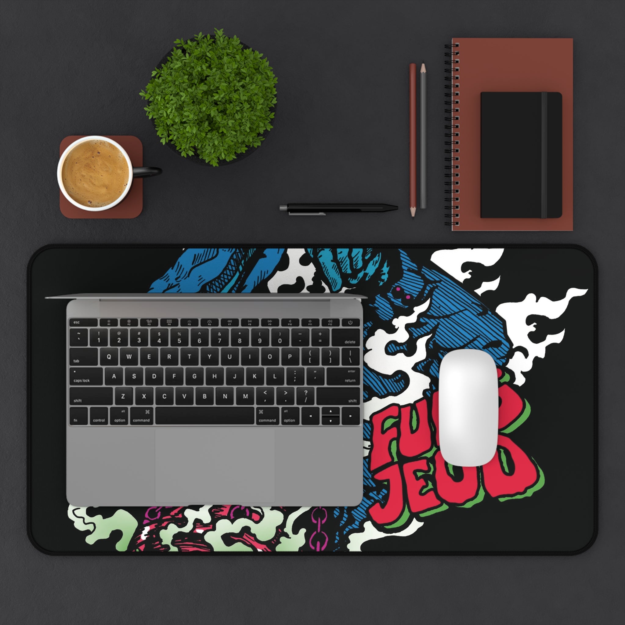 Gaming Mat — Retro Horror "Plague Keeper" Gaming Mat