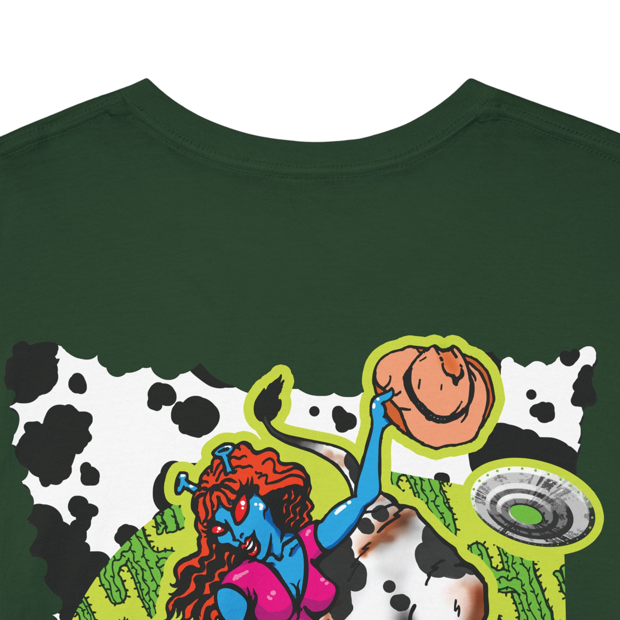 'Cryptid Cowgirl' — Retro Alien Rodeo Graphic Tee