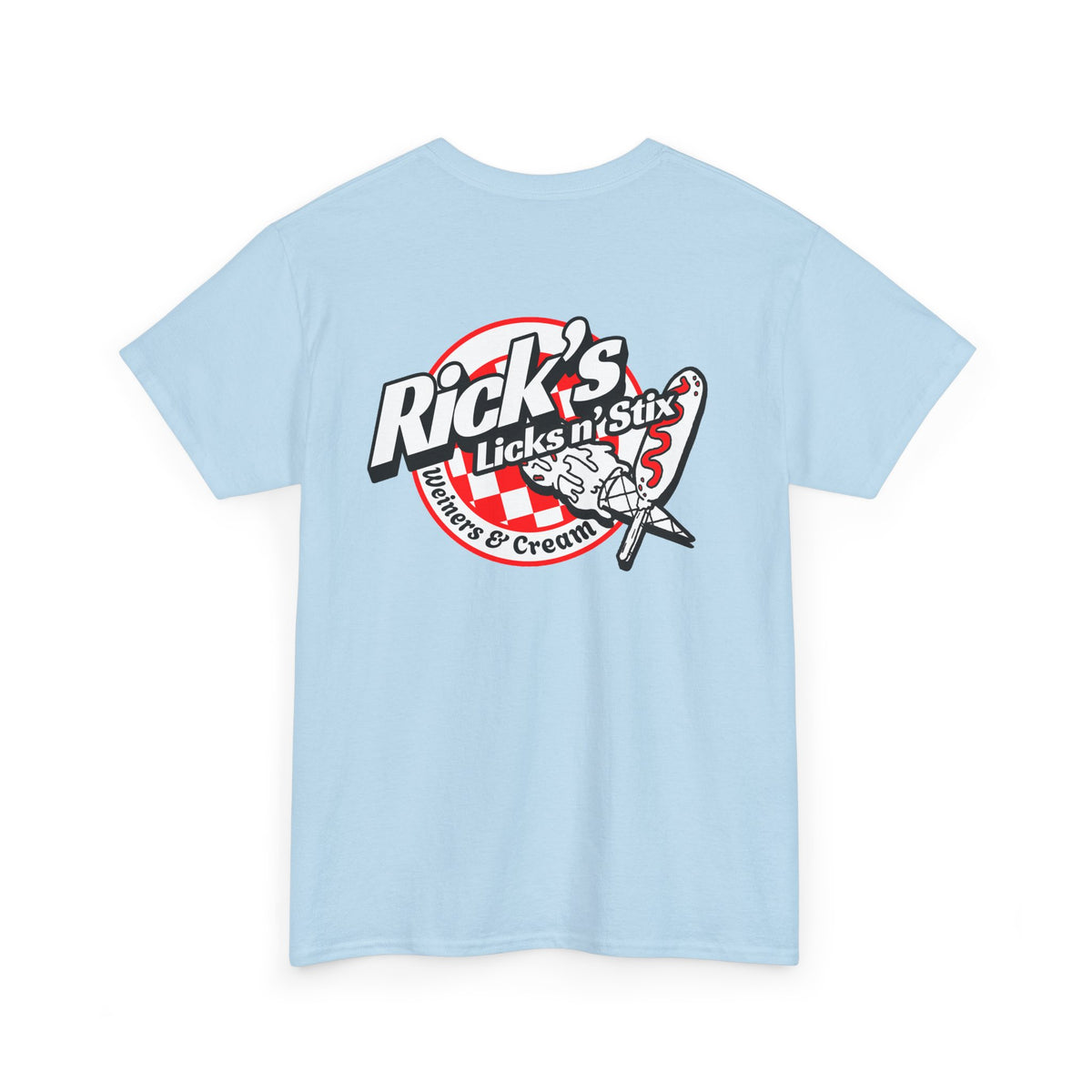 Rick's Licks n' Stix -Official T shirt