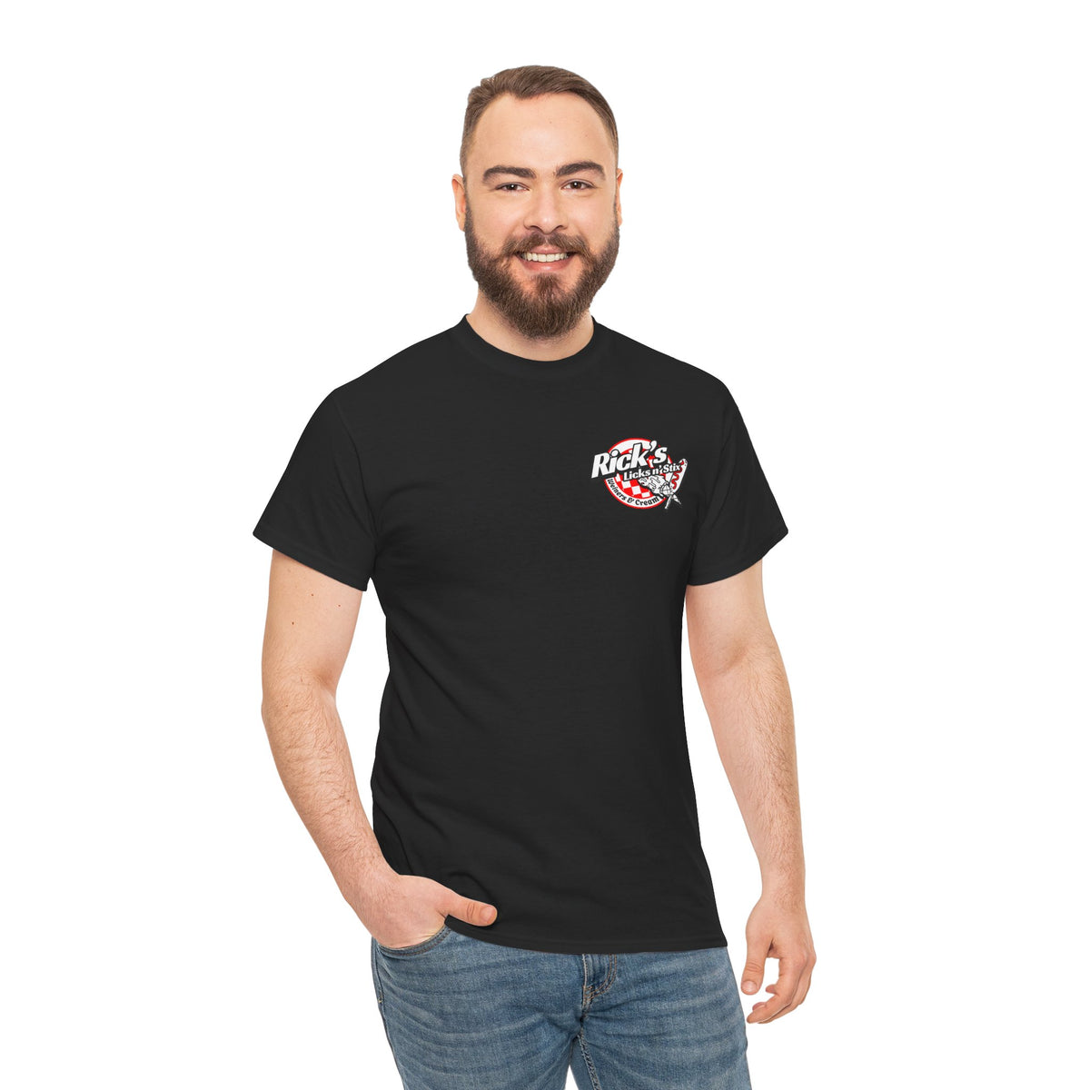 Rick's Licks n' Stix -Official T shirt