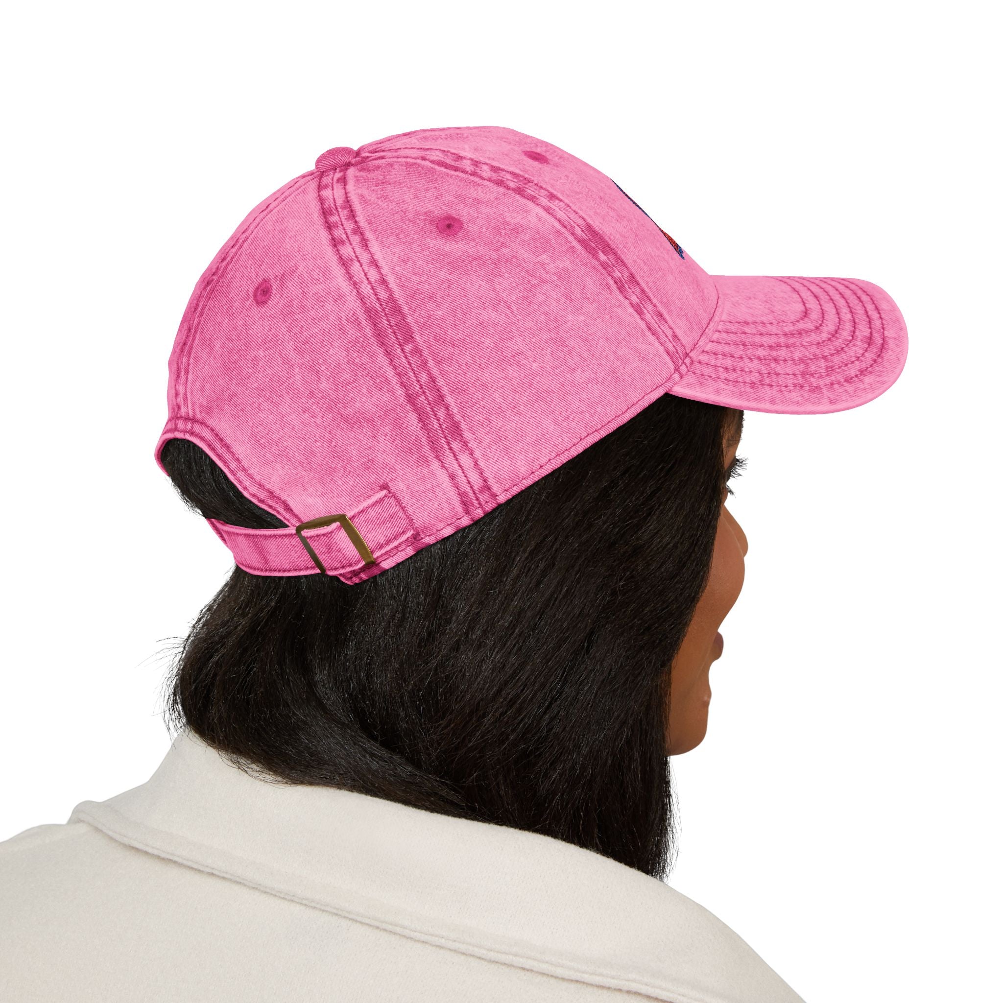 BINGO WARRIOR- Embroidered stonewashed vintage baseball cap