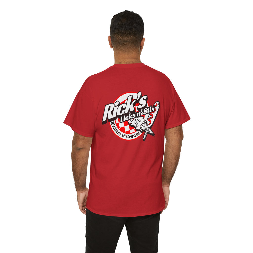 Rick's Licks n' Stix -Official T shirt
